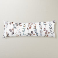 Colorida acuarela Eucalyptus patrón de hojas