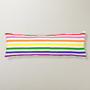 Cojín Coloridas franjas arcoiris Orgullo Gay