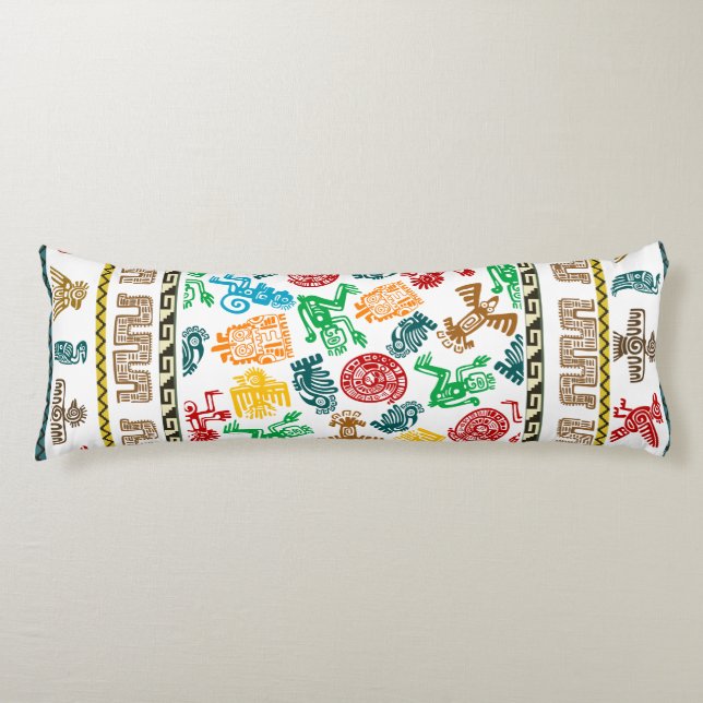 Cojín Colorido azteca (Anverso)