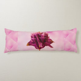 Cojín Columbina rosa de Borgoña