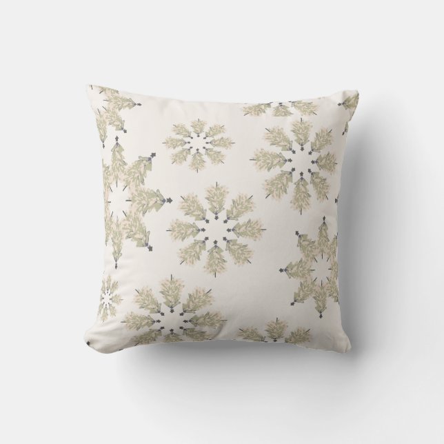 Cojín con diseño navideño. (Anverso)