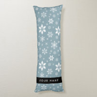 Copos de nieve blancos, gris, tu nombre, personifi