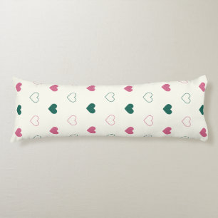 Cojín Corazón simple lindo sin fisuras rosa / crema