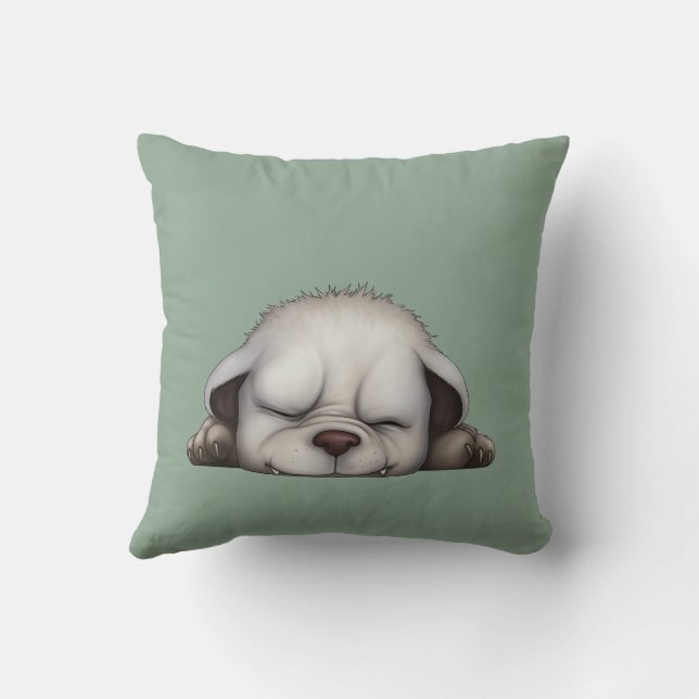 🐾 cojín ✨ "Cosy Pup" - Sujeto a Adorable (Reverso )