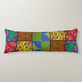 Cojín Coussin Long Wax Africain
