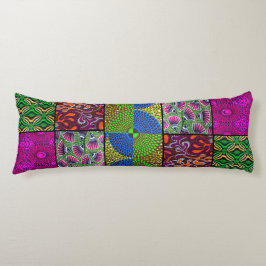 Cojín Coussin Long Wax Africain