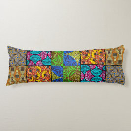 Cojín Coussin Long Wax Africain
