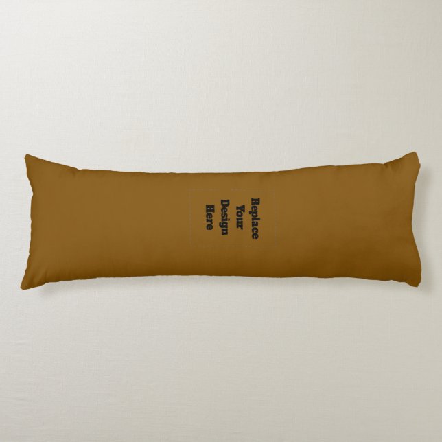 Cojín Crea tu propio marrón (Anverso)