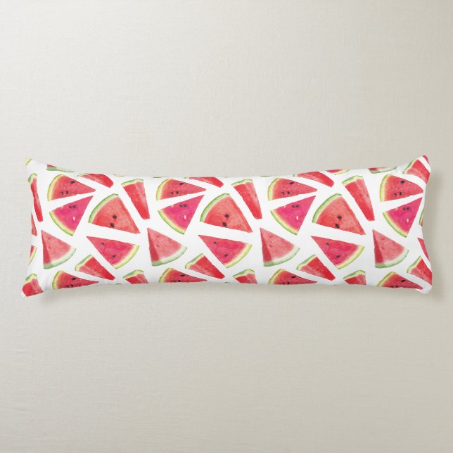 Cojín Creación de patrón de sandía 2 (Anverso)