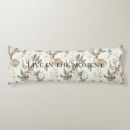 Cojín Cream Deer Woodland Animals Christmas