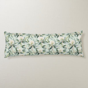 Cojín Cream Sage Floral Eucalyptus Print Cushion