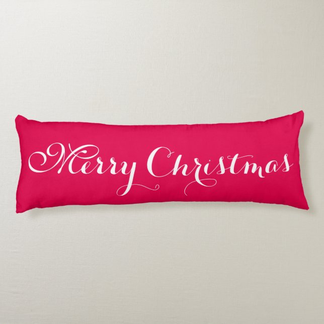 Cojín Créeme Feliz Navidad Pillow Cuerpo Rojo (Reverso)
