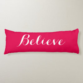 Cojín Créeme Feliz Navidad Pillow Cuerpo Rojo