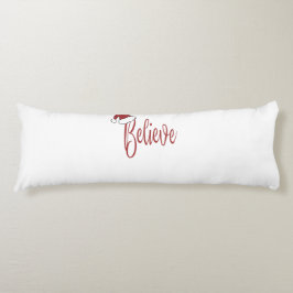 Cojín Creer en Navidades con Sombrero rojo