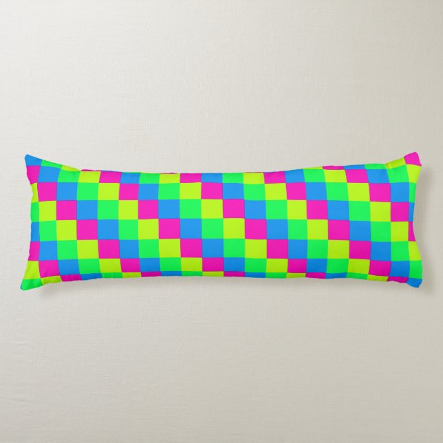 Cojín Cuadrados multicolores 6 (Anverso)