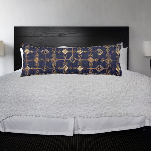 Cojín Cuadrícula celeste