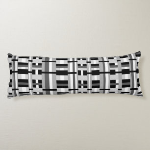 Cojín Cuadros en negro, blanco y gris