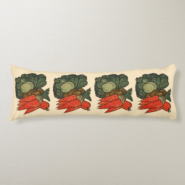 Cojín Cultivemos un Jardín de Verduras (Anverso)