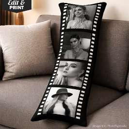 Cojín Custom Photo Collage Pillow, Movie Film Strip
