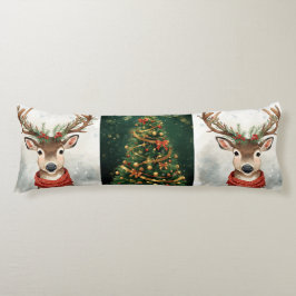 Cojín Cute Reindeer Christmas Bedding For Body Pillow