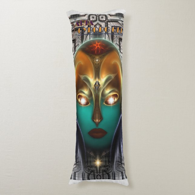 Cojín Daria Cyborg Queen Tech Body Pillow (Frente vertical)