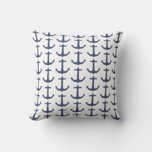 Cojín de Almohada Ancla Tema Náutico Marina
