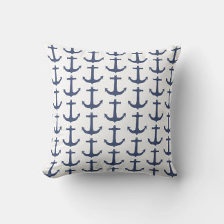 Cojín de Almohada Ancla Tema Náutico Marina