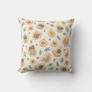 cojín de almohada con un lindo patrón
