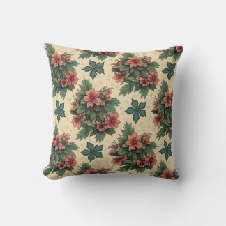 cojín de almohada con un patrón de Navidad