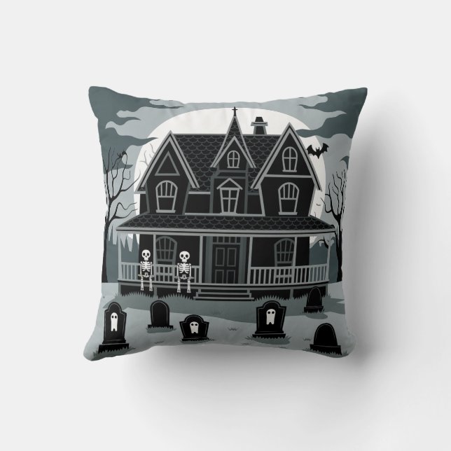cojín de almohada cuadrada para Halloween (3) (Reverso)