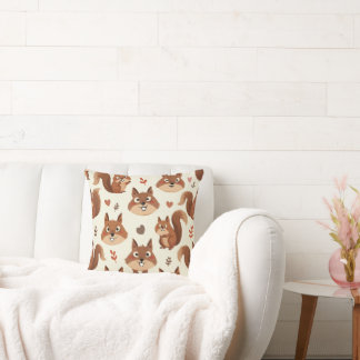 Cojín de almohada de ardilla