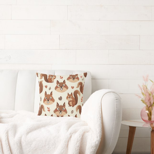 Cojín de almohada de ardilla (Sofá)