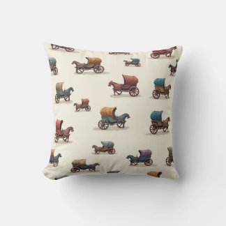 cojín de almohada de carretas pequeñas