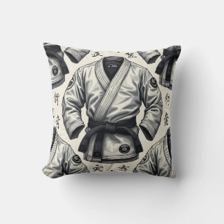 cojín de almohada de cinturón negro BJJ
