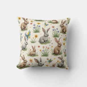 cojín de almohada de conejo animal
