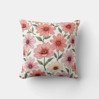 cojín de almohada de flores