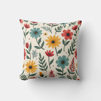 cojín de almohada de flores