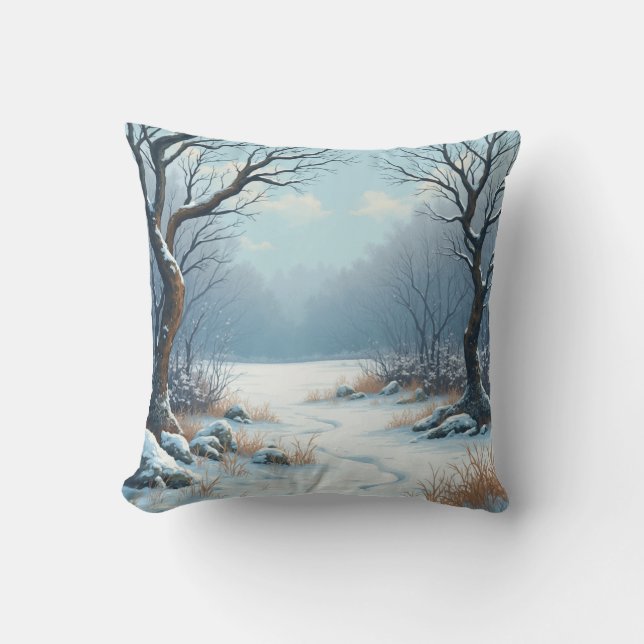 cojín de almohada de invierno (Anverso)