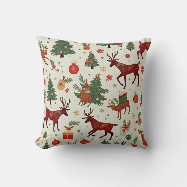 cojín de almohada de navidades (X-mas) (Anverso)