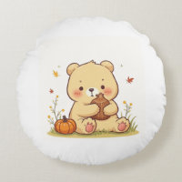 cojín de almohada de oso de peluche