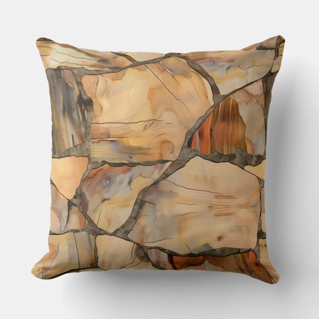 Cojín de almohada decorativa personalizado 20x20 (Anverso)