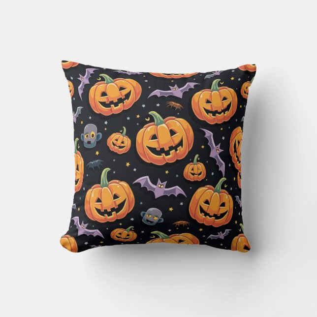 Cojín de almohada del Día de Halloween (Anverso)