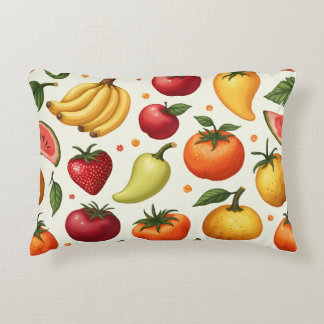 Cojín de almohada del patrón de frutas