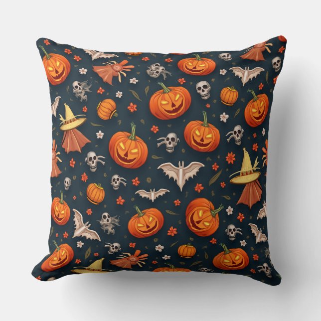 cojín de almohada holloween (Anverso)