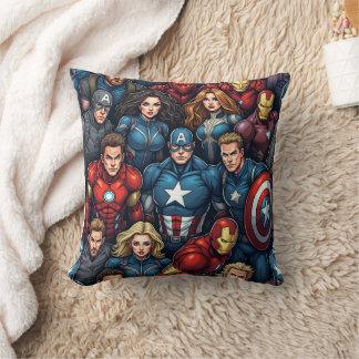 cojín de almohada marvel