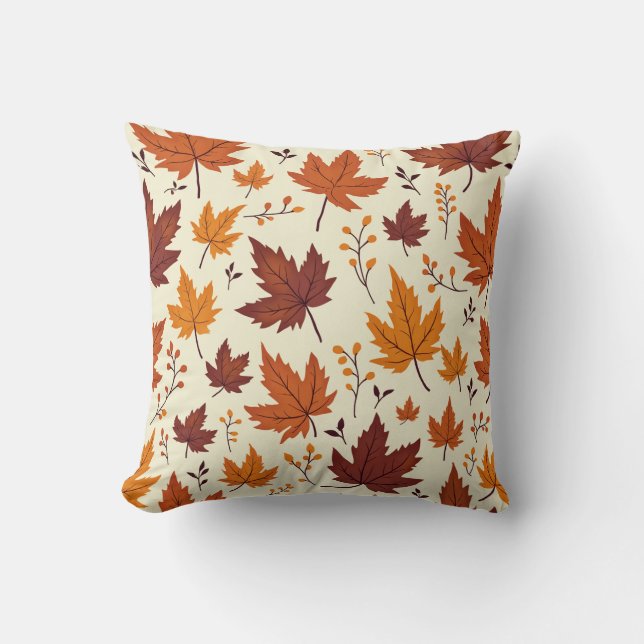 Cojín de almohada para otoño (Anverso)