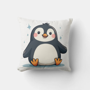 cojín de almohada pingüino