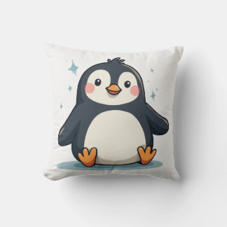 cojín de almohada pingüino