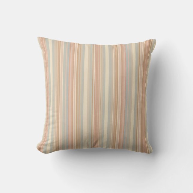 Cojín de almohada rayada (Anverso)