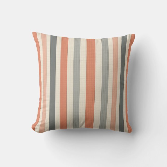 Cojín de almohada rayada (Anverso)
